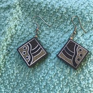 Unique craft earrings.